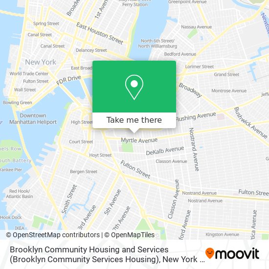 Mapa de Brooklyn Community Housing and Services