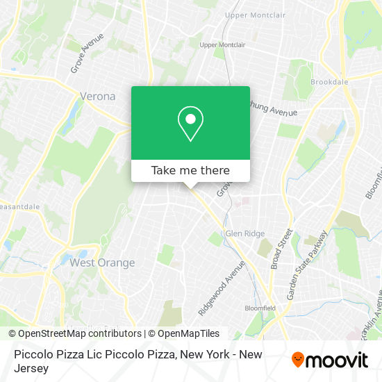 Piccolo Pizza Lic Piccolo Pizza map