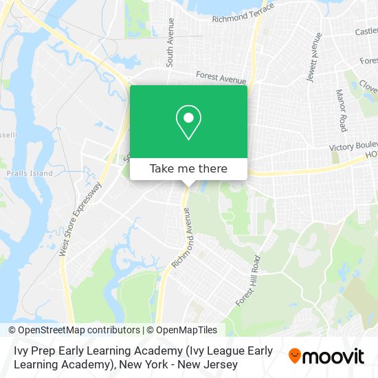 Mapa de Ivy Prep Early Learning Academy