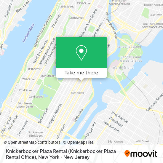 Knickerbocker Plaza Rental map