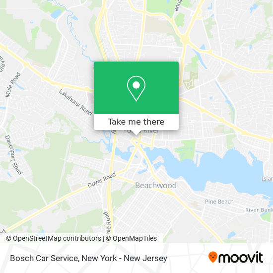 Mapa de Bosch Car Service