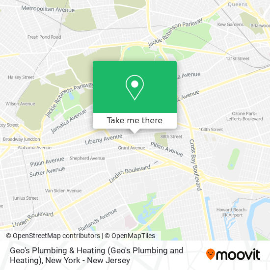 Mapa de Geo's Plumbing & Heating