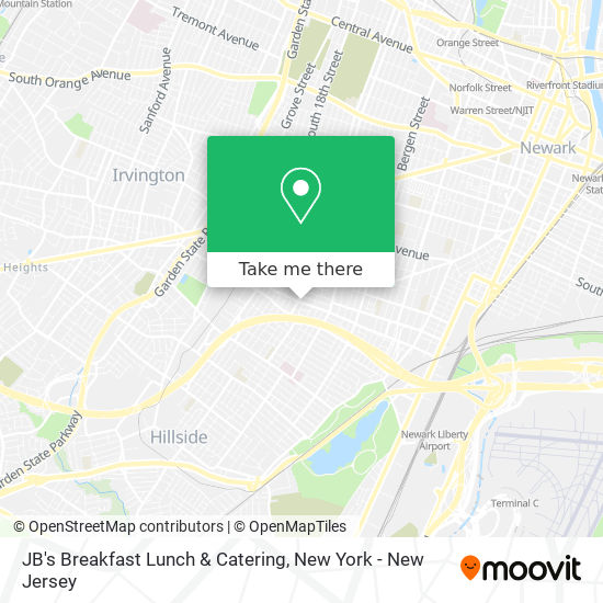 JB's Breakfast Lunch & Catering map