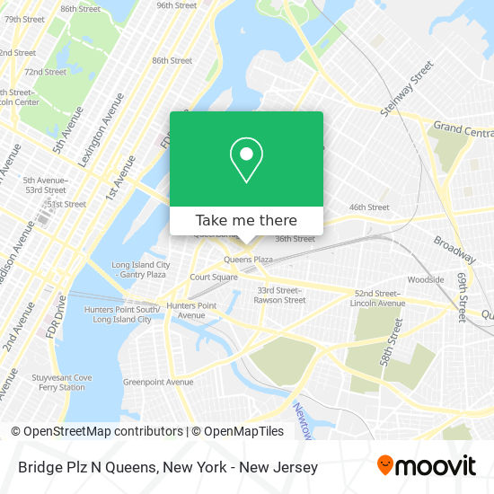 Bridge Plz N Queens map