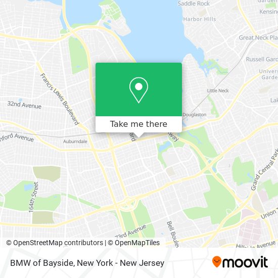 BMW of Bayside map
