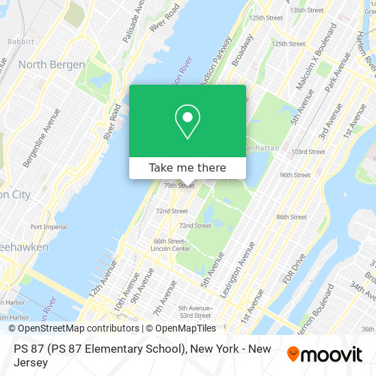 PS 87 (PS 87 Elementary School) map