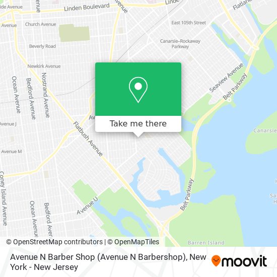 Avenue N Barber Shop (Avenue N Barbershop) map