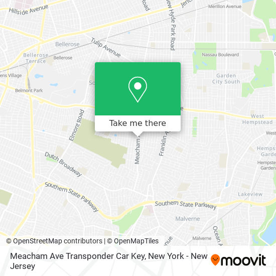 Meacham Ave Transponder Car Key map