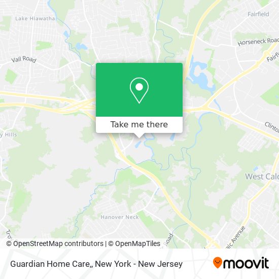 Guardian Home Care, map