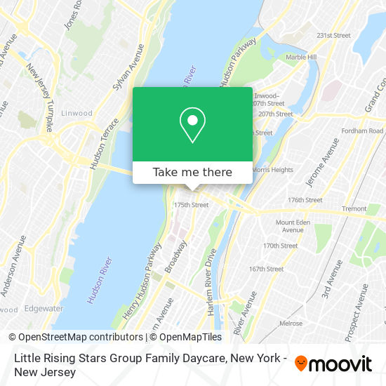 Mapa de Little Rising Stars Group Family Daycare