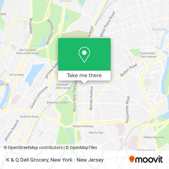 K & Q Deli Grocery map