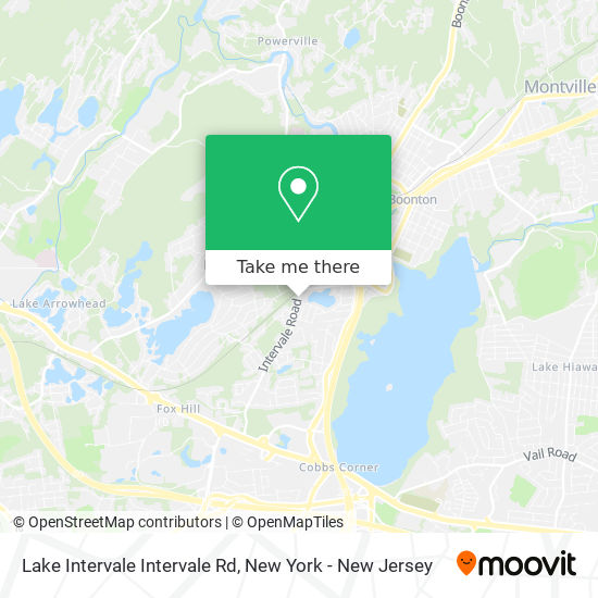 Mapa de Lake Intervale Intervale Rd