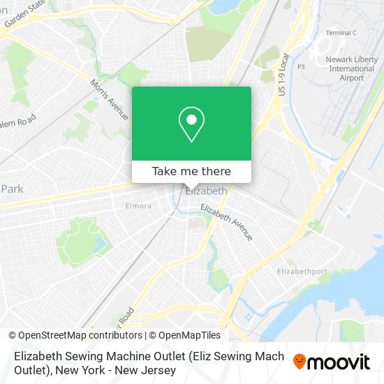 Mapa de Elizabeth Sewing Machine Outlet (Eliz Sewing Mach Outlet)