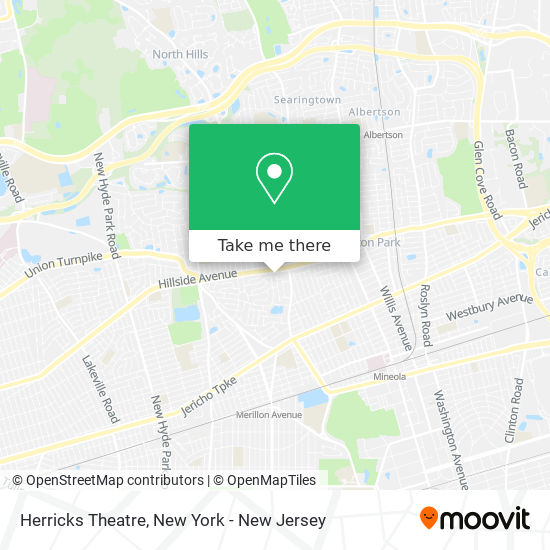 Mapa de Herricks Theatre