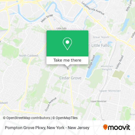 Pompton Grove Pkwy map