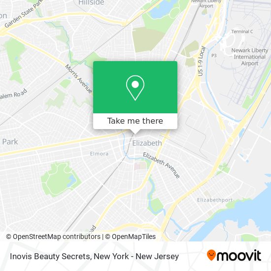 Inovis Beauty Secrets map