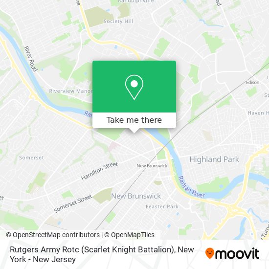 Mapa de Rutgers Army Rotc (Scarlet Knight Battalion)