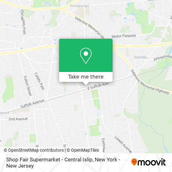 Shop Fair Supermarket - Central Islip map
