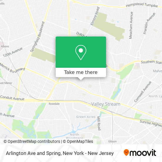 Mapa de Arlington Ave and Spring