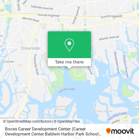 Boces Career Development Center map