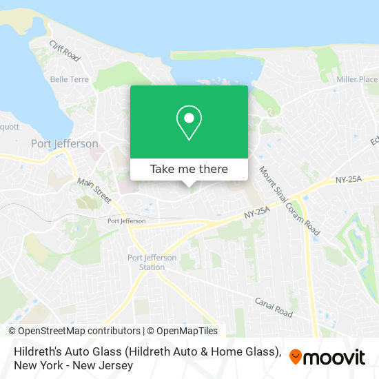 Hildreth's Auto Glass map