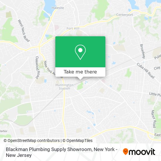 Blackman Plumbing Supply Showroom map