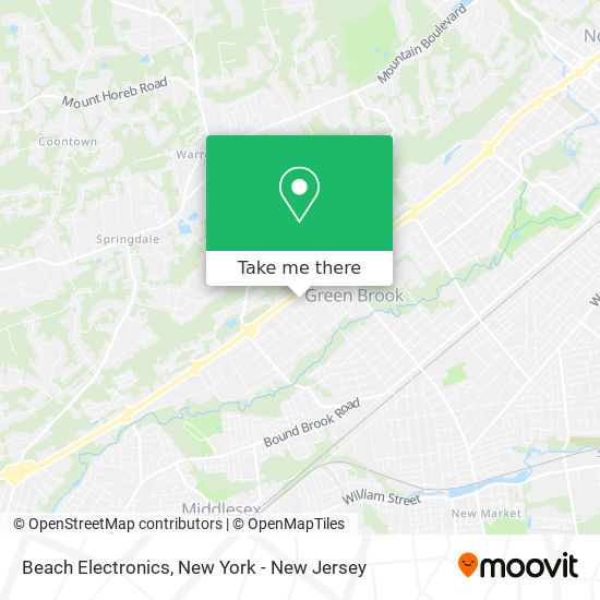 Beach Electronics map