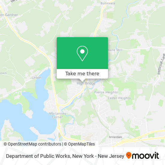 Department of Public Works map