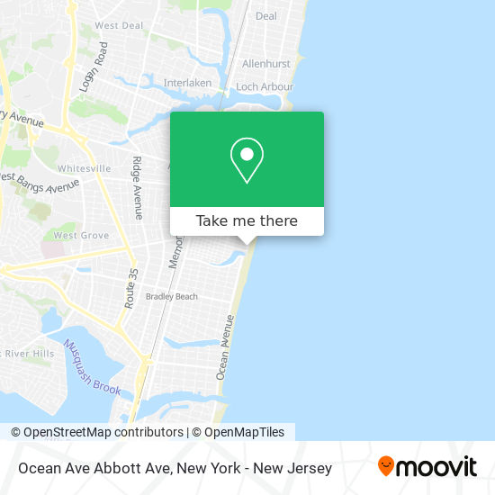 Mapa de Ocean Ave Abbott Ave