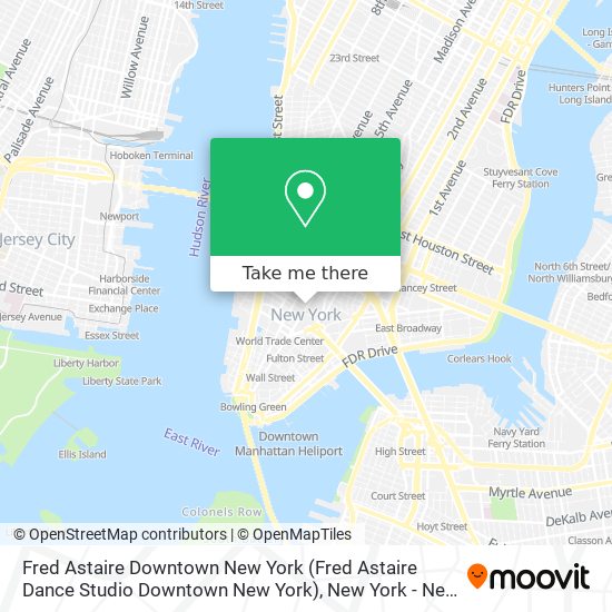 Mapa de Fred Astaire Downtown New York (Fred Astaire Dance Studio Downtown New York)