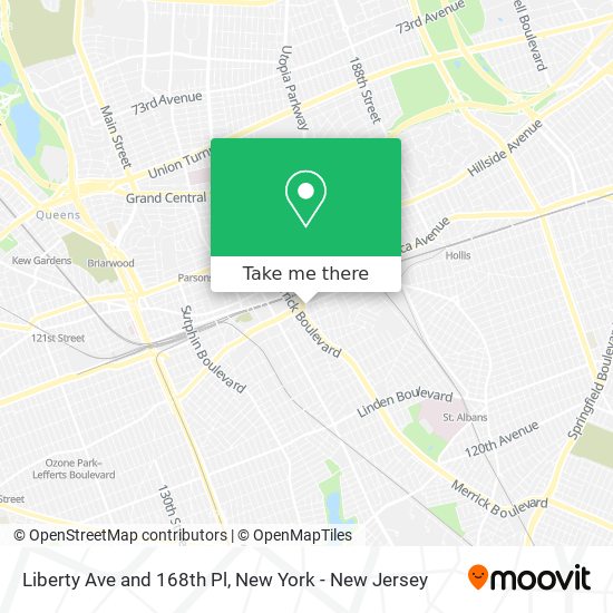 Mapa de Liberty Ave and 168th Pl