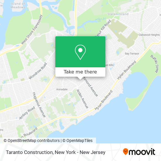 Mapa de Taranto Construction