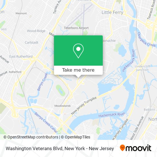 Mapa de Washington Veterans Blvd