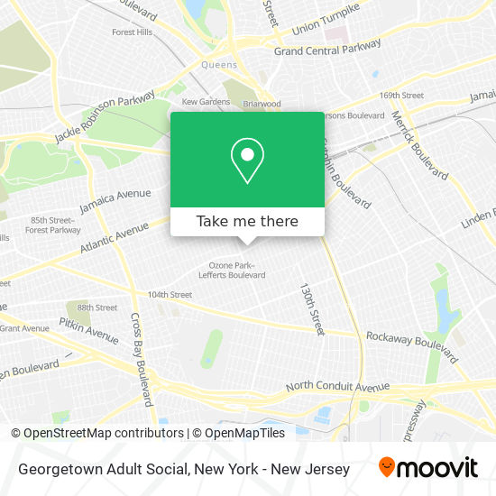 Mapa de Georgetown Adult Social