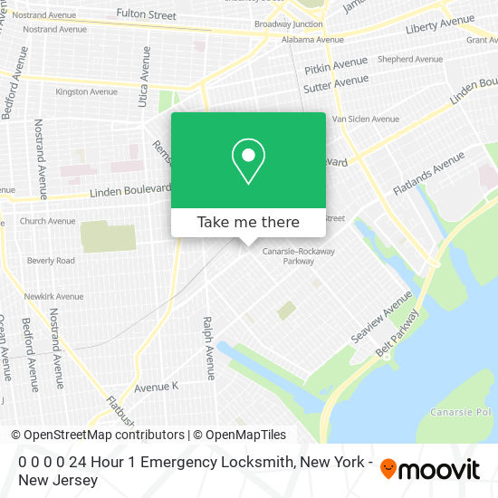 Mapa de 0 0 0 0 24 Hour 1 Emergency Locksmith