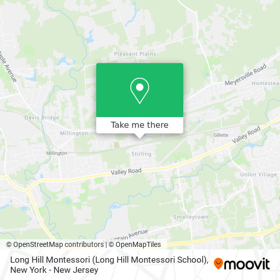 Mapa de Long Hill Montessori