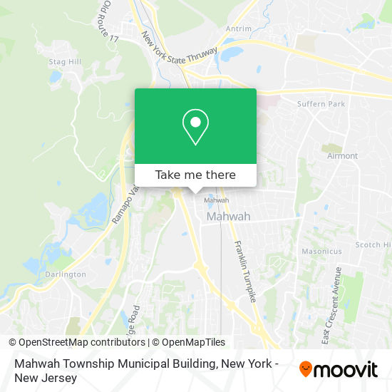 Mahwah Township Municipal Building map