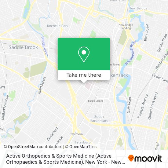 Mapa de Active Orthopedics & Sports Medicine