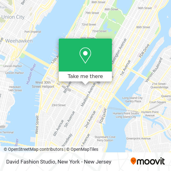 David Fashion Studio map