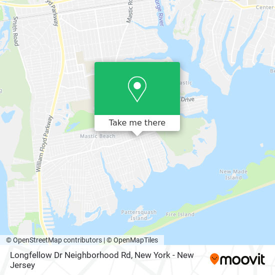 Longfellow Dr Neighborhood Rd map