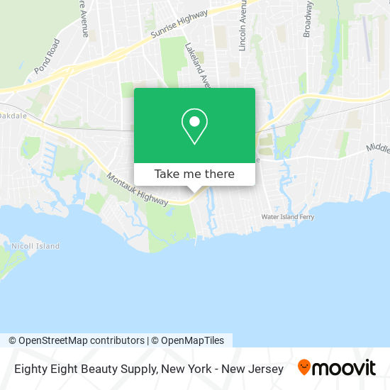 Mapa de Eighty Eight Beauty Supply