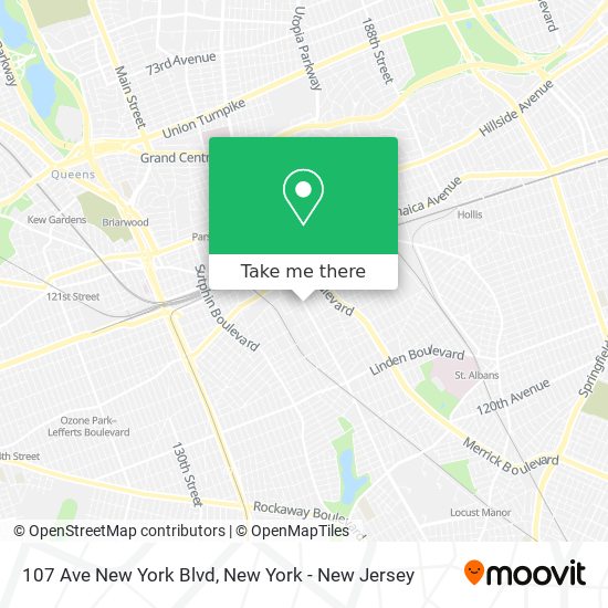 Mapa de 107 Ave New York Blvd