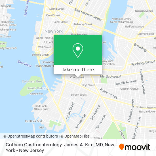 Gotham Gastroenterology: James A. Kim, MD map