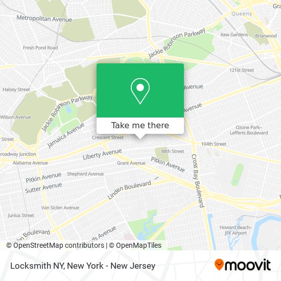 Mapa de Locksmith NY