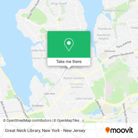Mapa de Great Neck Library