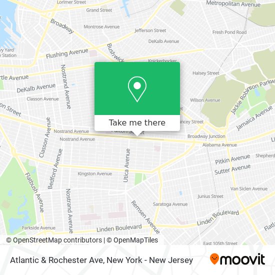 Mapa de Atlantic & Rochester Ave