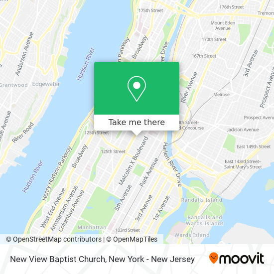 Mapa de New View Baptist Church