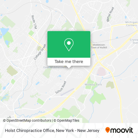 Holst Chiropractice Office map