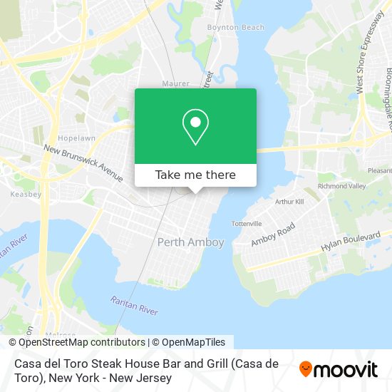 Casa del Toro Steak House Bar and Grill (Casa de Toro) map