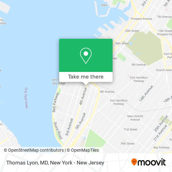 Thomas Lyon, MD map